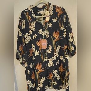 Tommy Bahama Birds of Paradise Flowers NWT XXL/TTG Silk